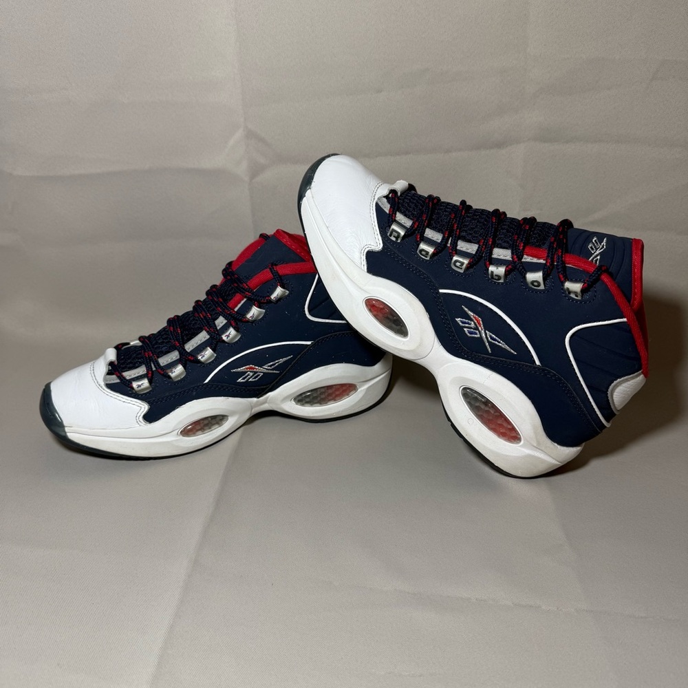 Reebok Question Mid ‘USA’ Basketball Sneakers Allen Iverson Men’s sz: 8